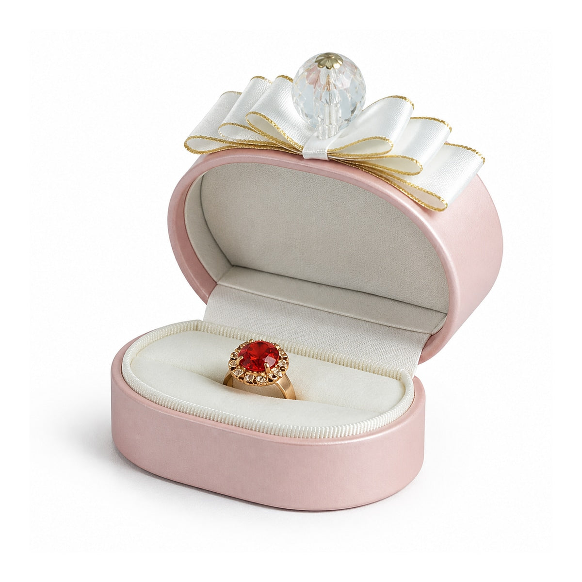 jewelry box - PU Leather Box C00143 side view