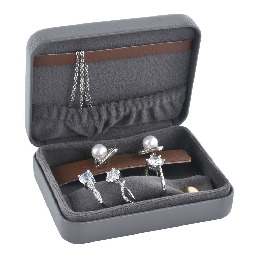 jewelry box - Gray Boxes P05-GR GR front view