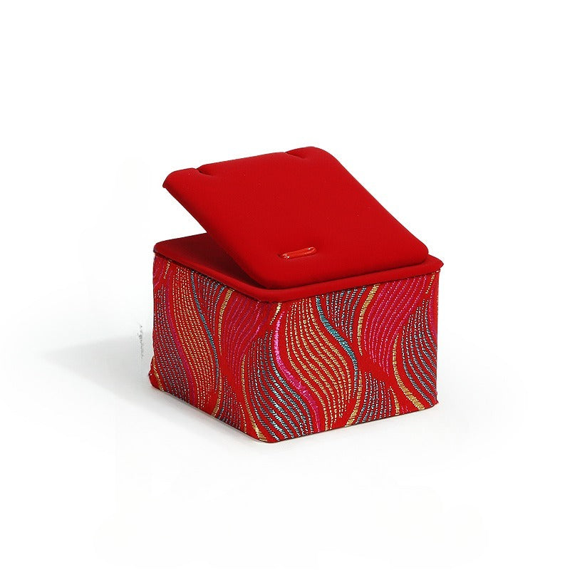 jewelry display - Red Gold Velvet Display Stand C00865 product view 06