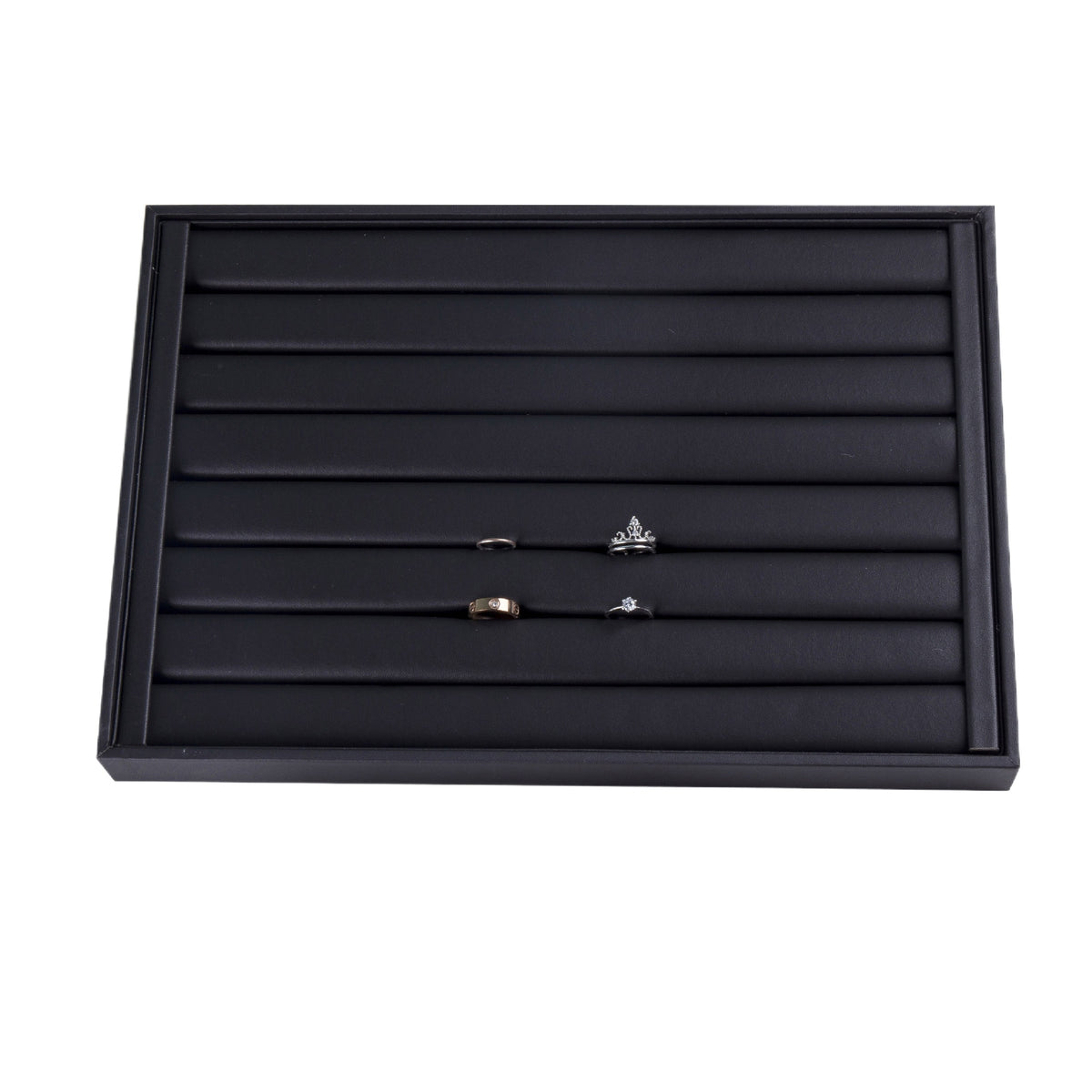jewelry display tray - Black PU Leather Display Tray C00600 product view 05