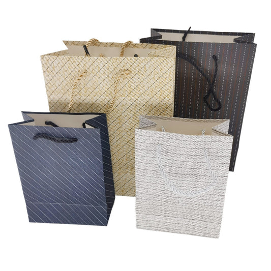 jewelry gift bags - 12 Paper Bags Bag SB08-P-X S front view