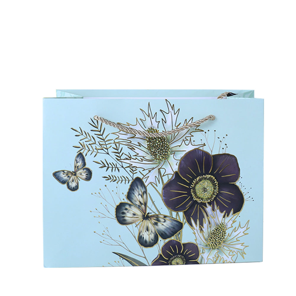jewelry gift bags - 12 Green Paper Bags Bag SB07-P-X S product view 07