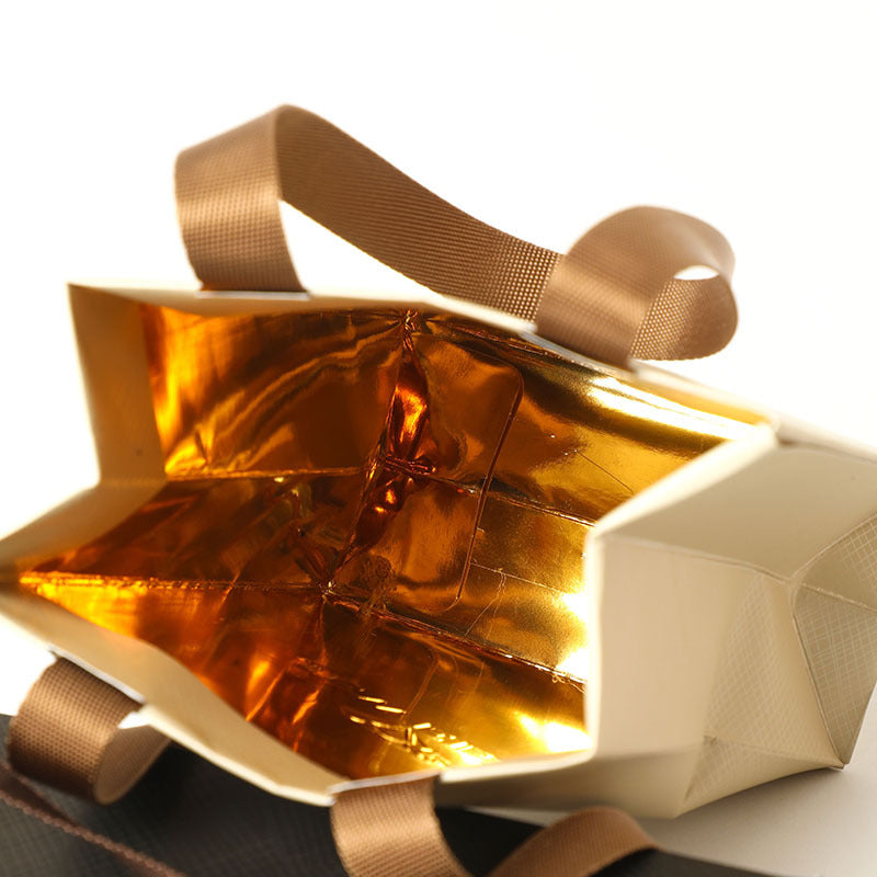 jewelry gift bags - Paper Bag Necklace Ring C00297 detail view