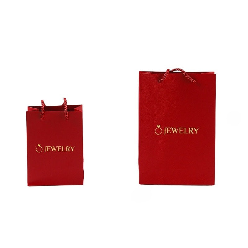 jewelry gift bags - Paper Bag Necklace Ring C00297 product view 06