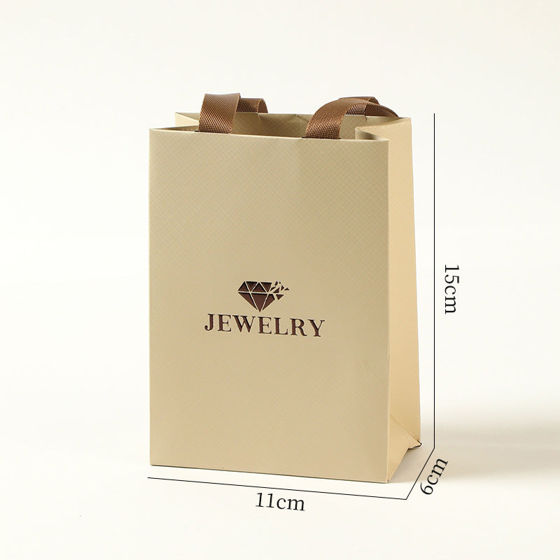 jewelry gift bags - Paper Bag Necklace Ring C00297 product view 12