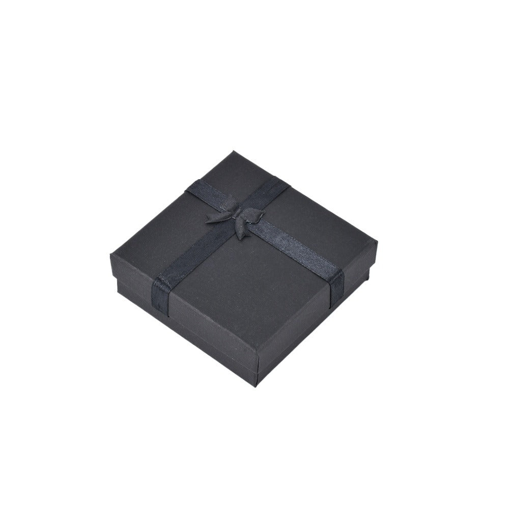 necklace box - 12pcs Black Necklace Boxes B10-44-BK side view