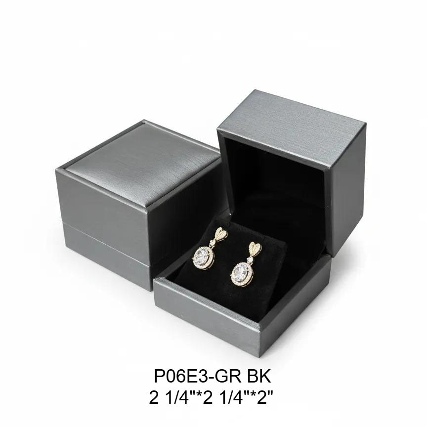 12 Pcs Gray Earring Boxes