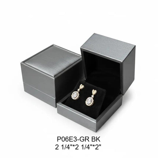 12 Pcs Gray Earring Boxes