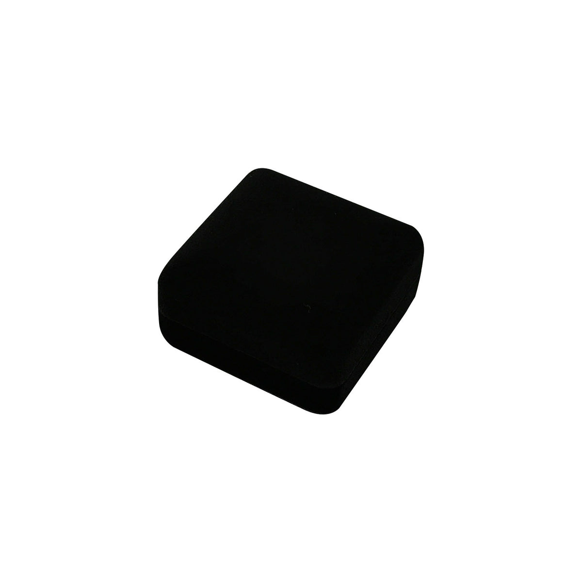 pendant box - Black Square Velvet Pendant Boxes - 12 Pack YP9-BK detail view