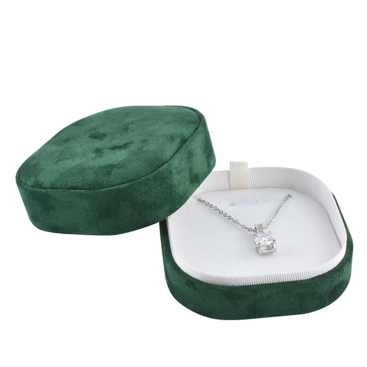 pendant box and necklace box - Pendant Necklace Box V16P-G W open view