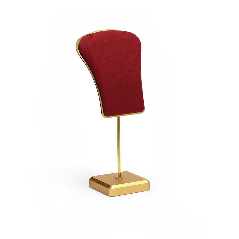 pendant display and necklace display - Microfiber Necklace Pendant Display Stand C01320 detail view
