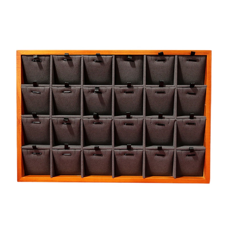 pendant display - Wood Display Tray Pendants C00792 product view 09