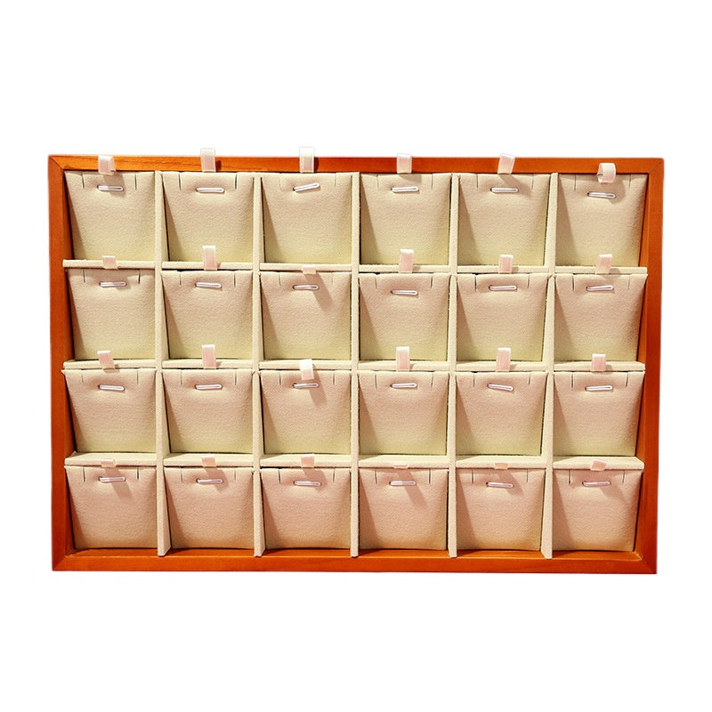 pendant display - Wood Display Tray Pendants C00792 product view 10