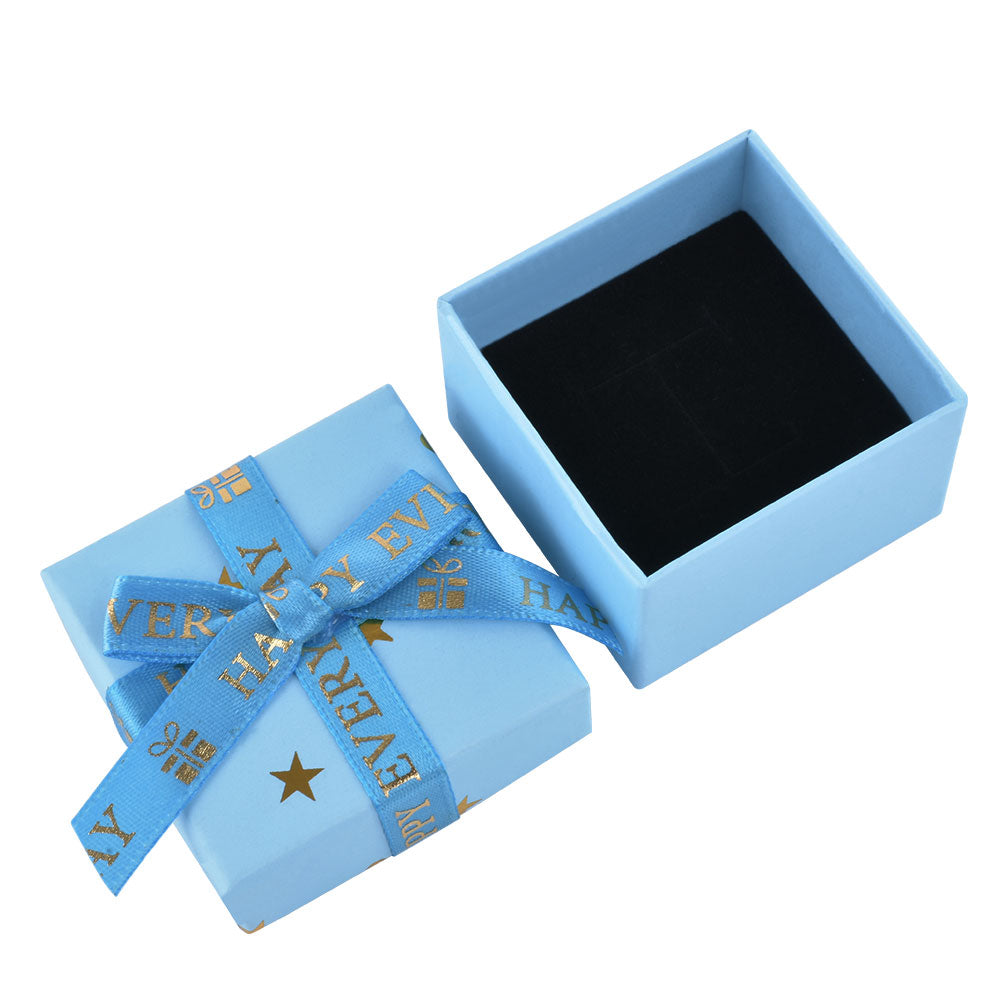 ring box - 24pcs Gold Cardboard Ring Boxes B15-22-MX4 side view