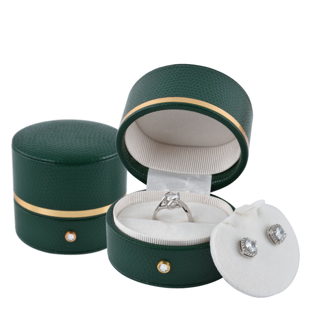 ring box - 6pcs Green Ring Boxes L022R-G detail view