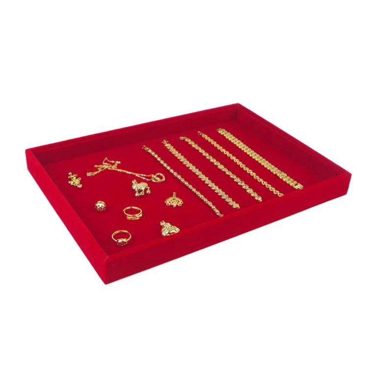 ring box and necklace box - Red Gold Tray Box Necklace Ring C00016 product view 10