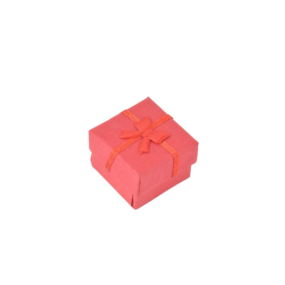 ring box - 24pcs Red Ring Boxes B10-22-R side view