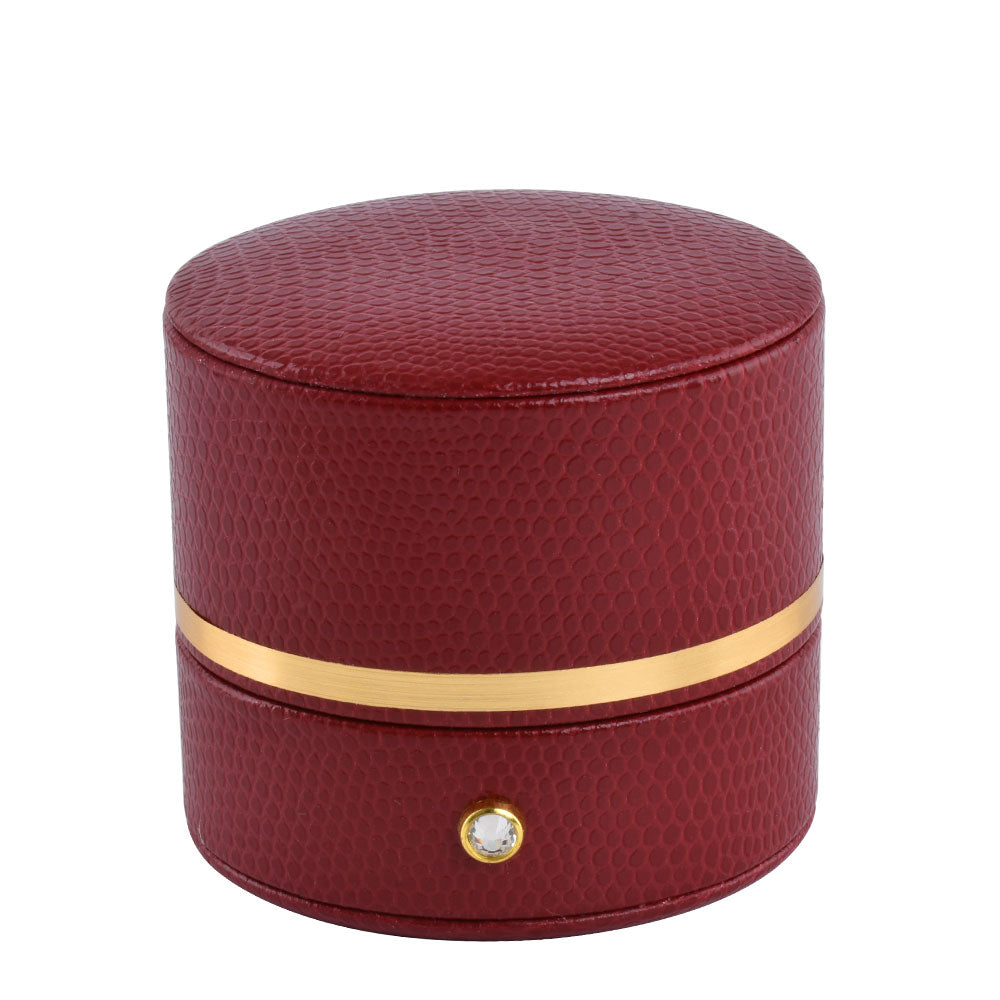 ring box - 6pcs Red Ring Boxes L022R-R open view