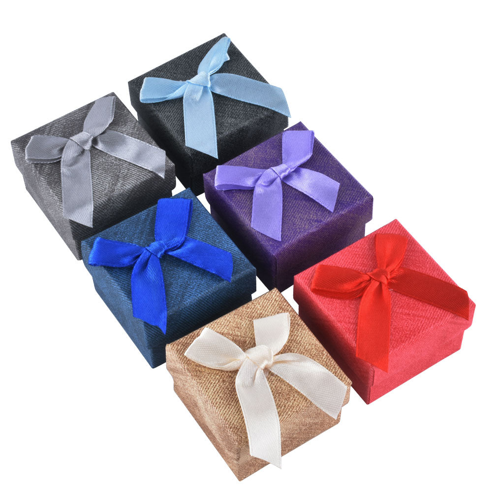ring box - 24pcs Cardboard Ring Boxes B15-22-MX3 front view