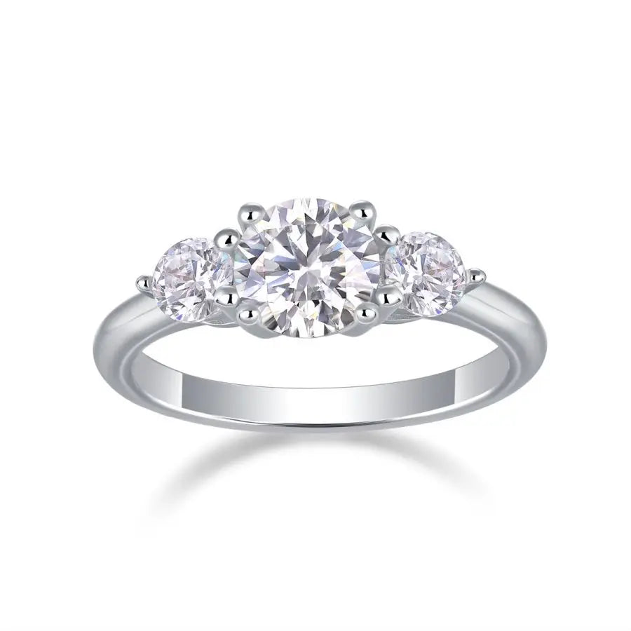 ring box and sterling silver jewelry - 925 Silver White Ring Box SLM0114R-White-6 open view