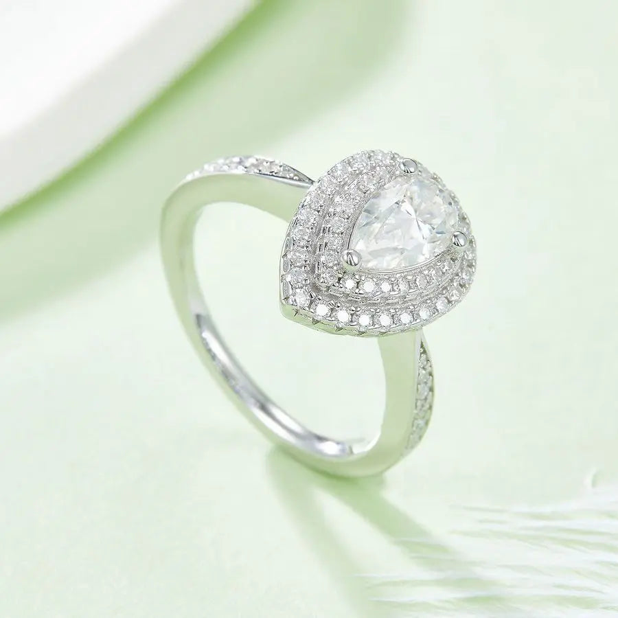 ring box and sterling silver jewelry - 925 Silver Ring Box SLM0049R-White-6 product view 06