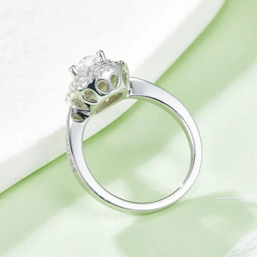 ring box and sterling silver jewelry - 925 Silver Ring Box SLM0049R-White-6 detail view