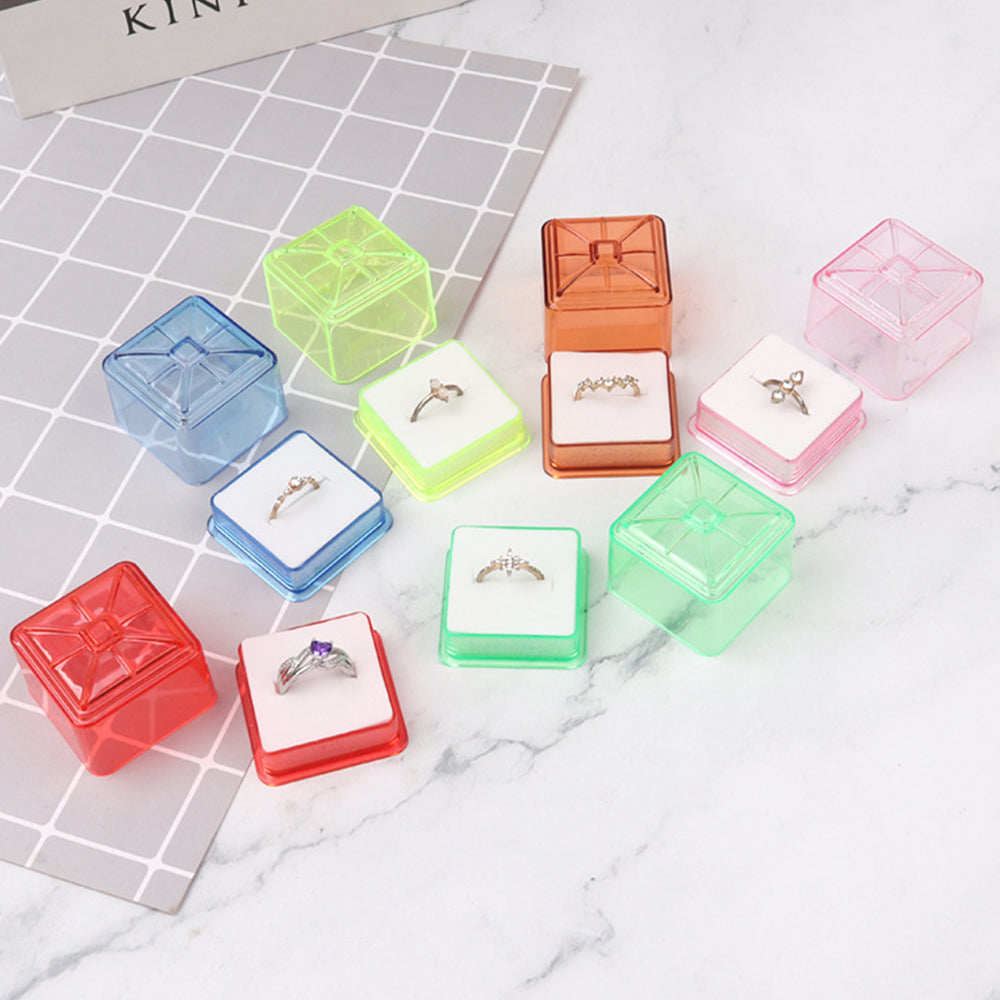 ring box - Transparent Acrylic Ring Box detail view