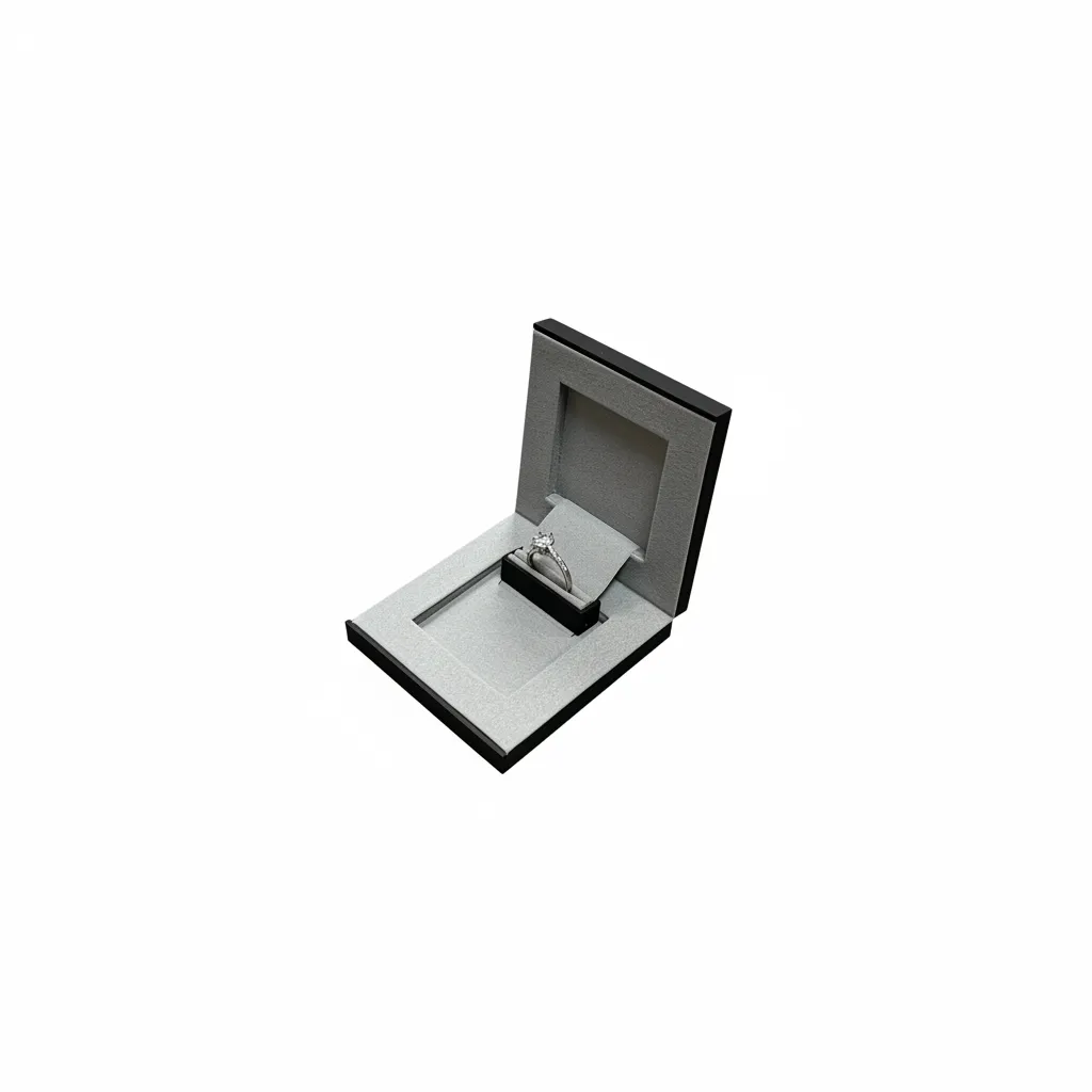 ring box - 48pcs Ring Box PL022R-BK GR detail view