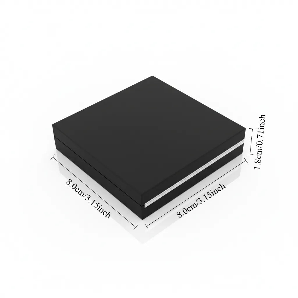 ring box - 48pcs Ring Box PL022R-BK GR side view