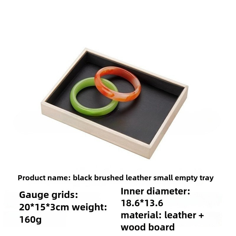 ring display and bracelet display and necklace display - Leather Tray Necklace Ring Bracelet DC0002 product view 09
