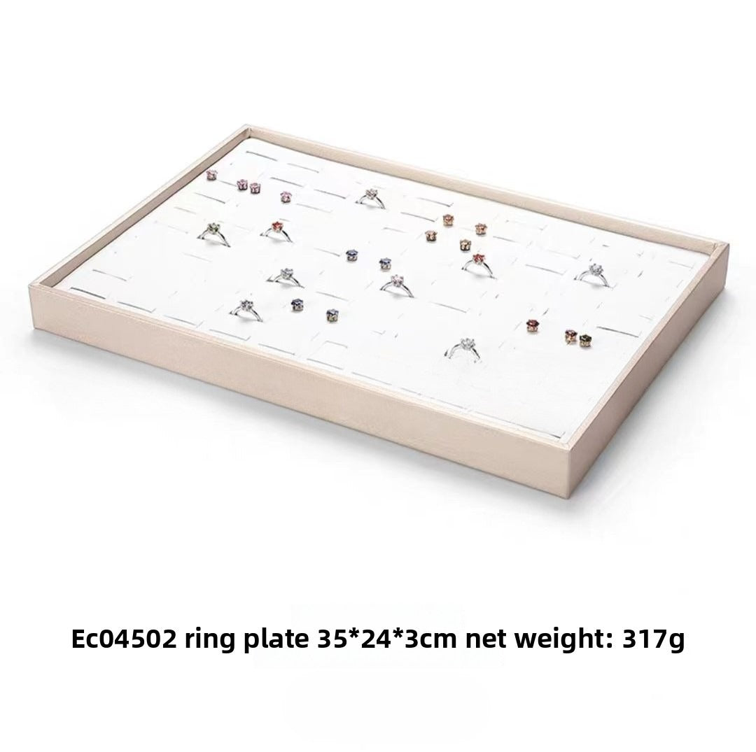 ring display and bracelet display and necklace display - Leather Tray Necklace Ring Bracelet DC0002 product view 14