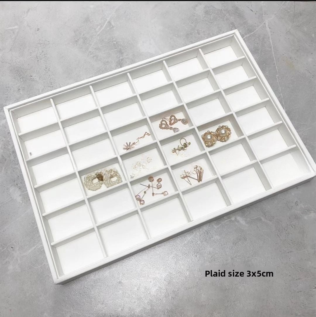 ring display and bracelet display and necklace display - Leather Tray Necklace Ring Bracelet DC0002 product view 26