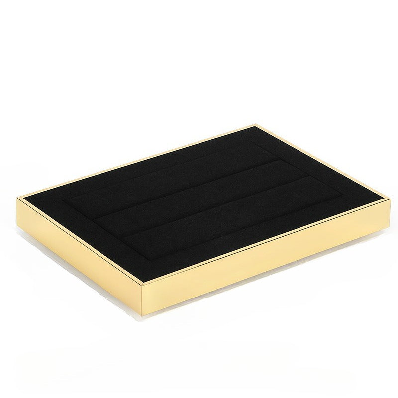 ring display and earring display and necklace display - Black Microfiber Display Necklace Ring Earring C01190 product view 08