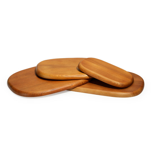 ring display and necklace display - Wood Display Tray Necklace Ring C01087 open view