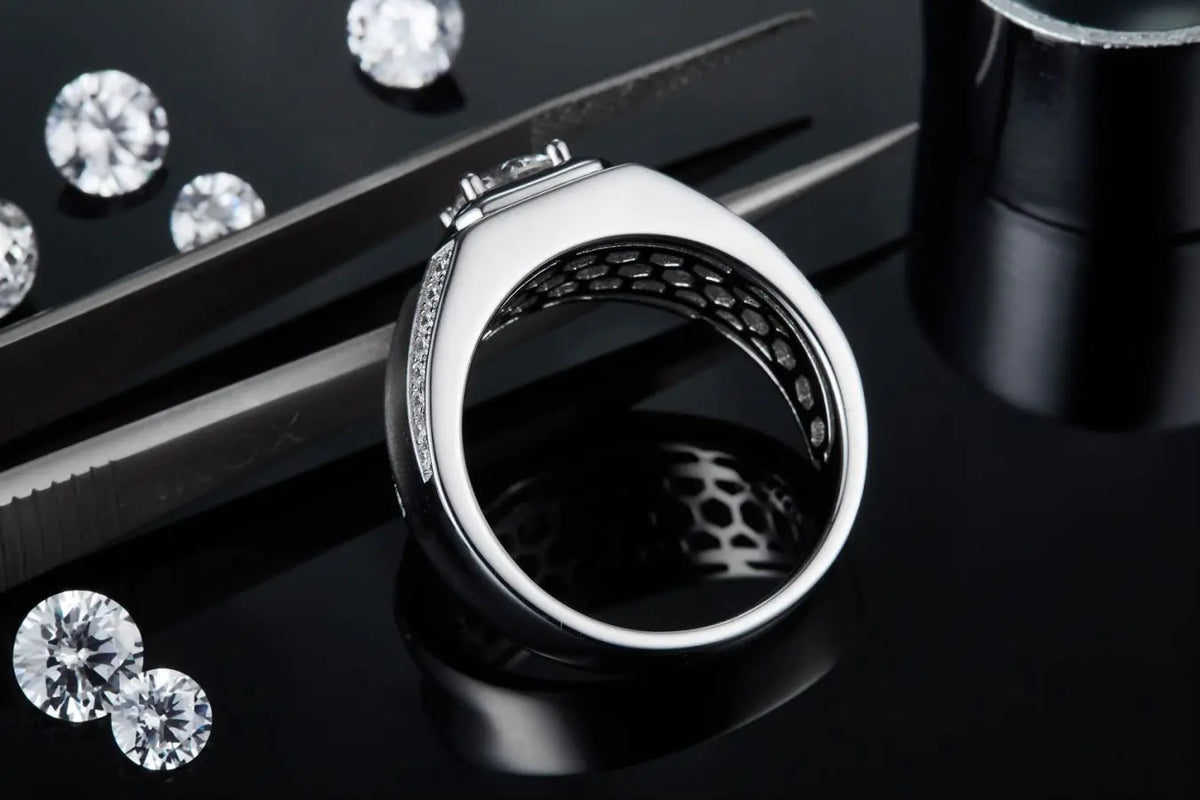sterling silver jewelry - Silver Ring SLM0066R-silver-6 product view 06