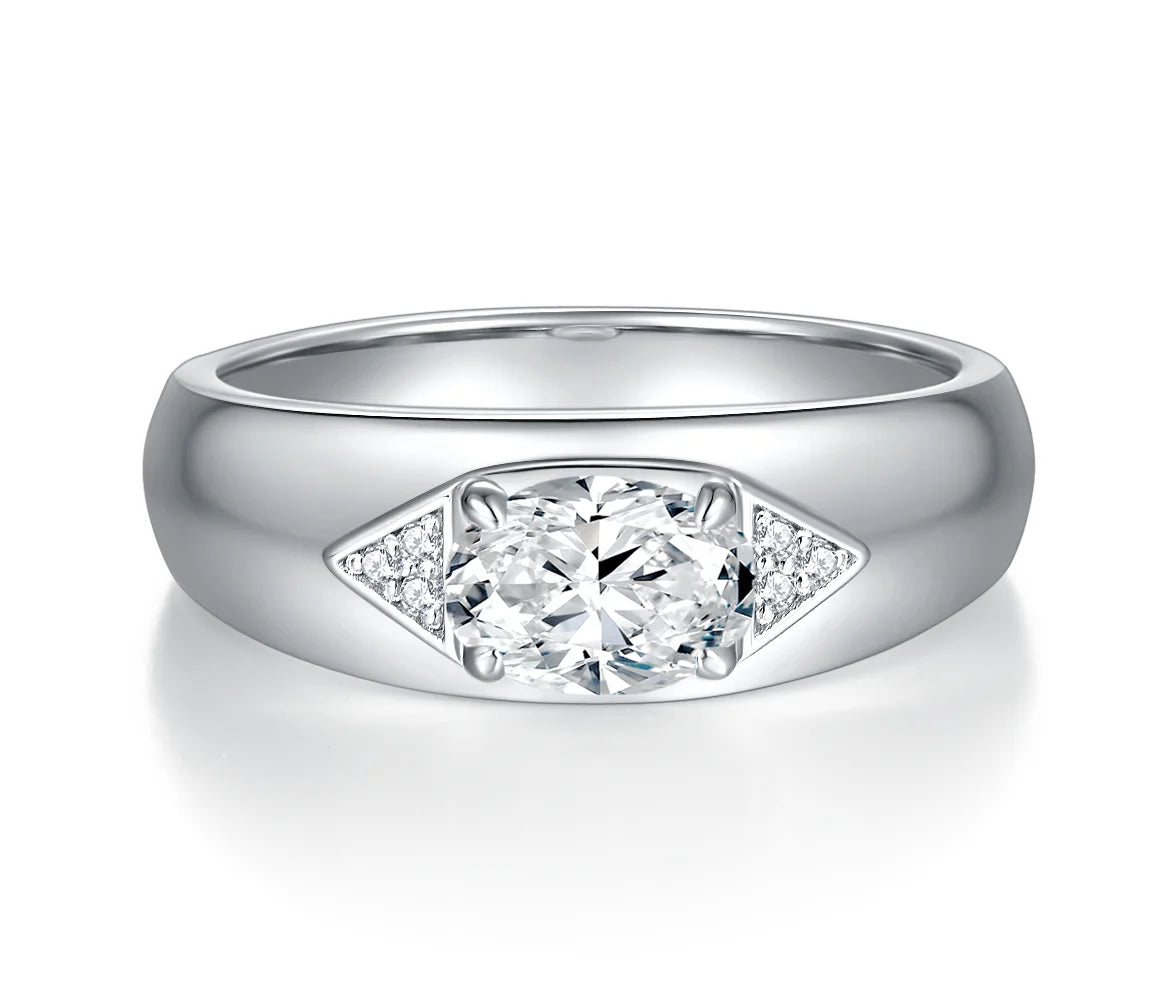 sterling silver jewelry - Ring SLM0064R-silver-6 open view