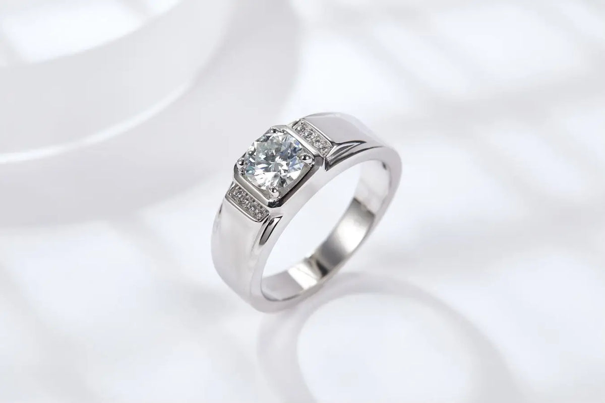 sterling silver jewelry - Silver Ring SLM0065R-silver-6 detail view