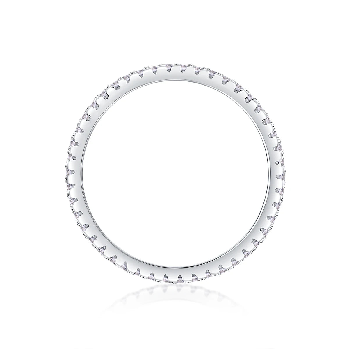 sterling silver jewelry - 925 Silver Ring SLM0139R-silver-6 open view