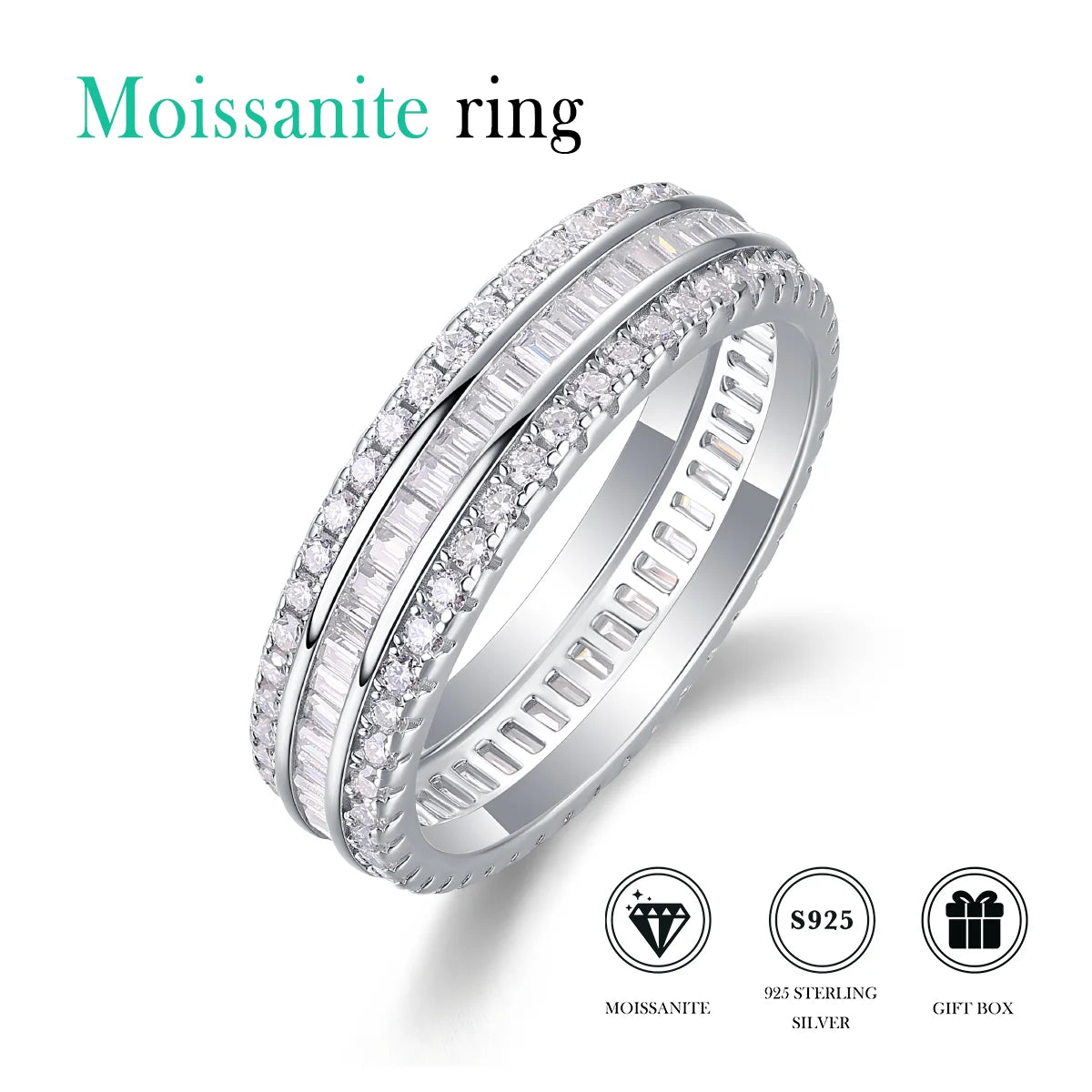 sterling silver jewelry - 925 Silver Ring SLM0139R-silver-6 product view 05