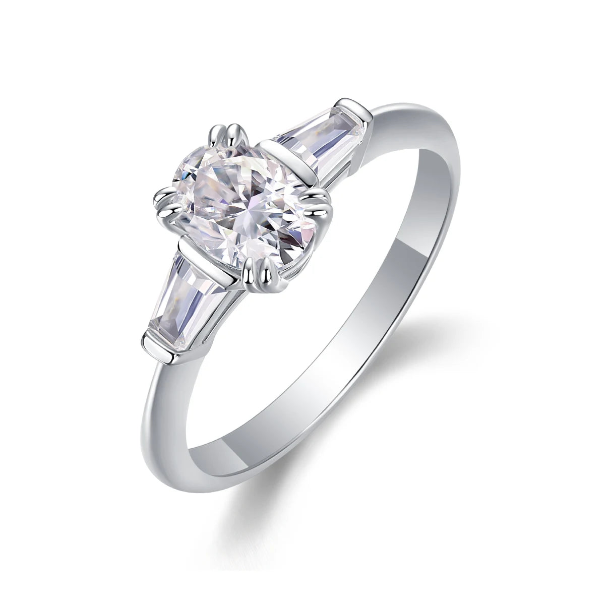sterling silver jewelry - 925 Silver Ring SLM0132R-silver-6 front view