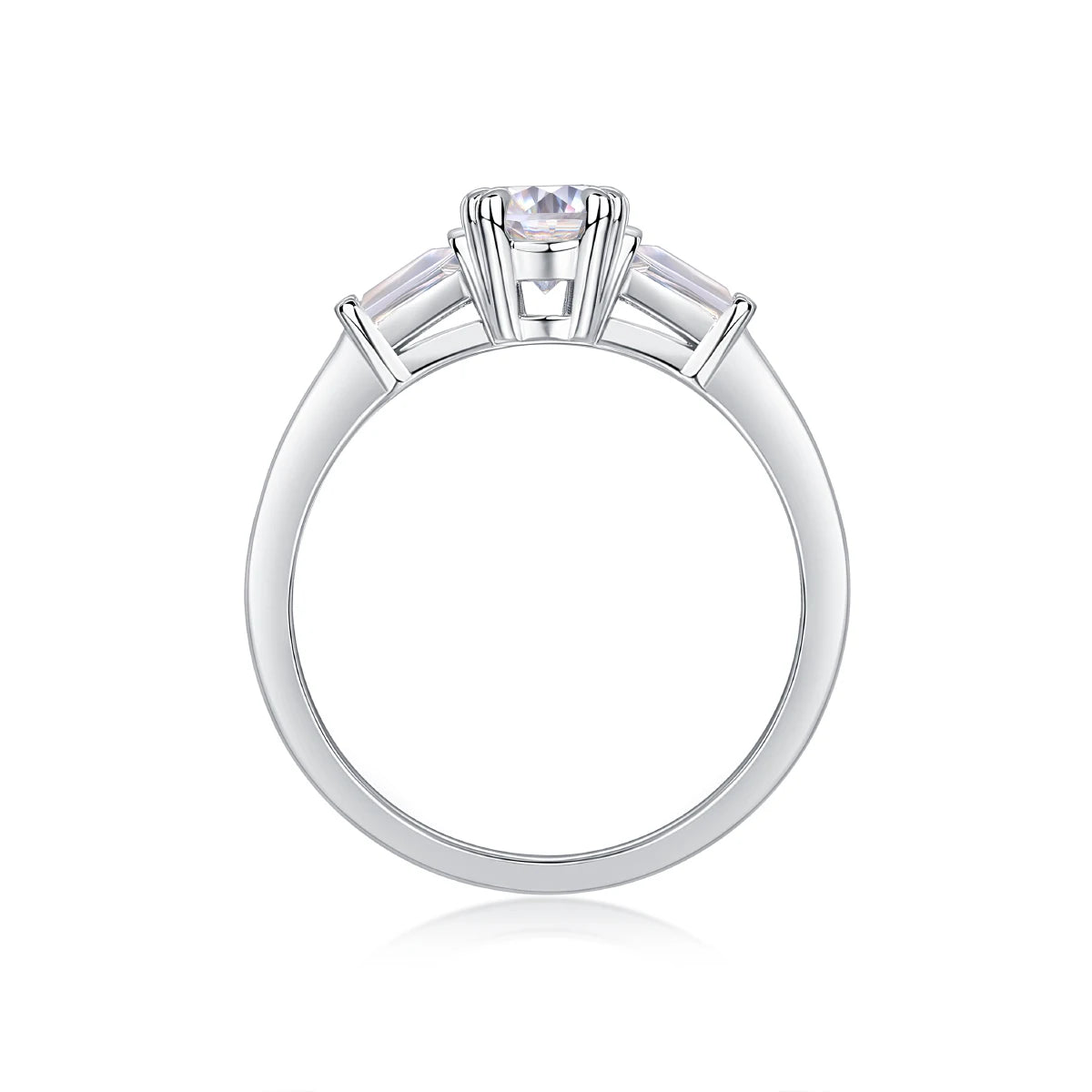 sterling silver jewelry - 925 Silver Ring SLM0132R-silver-6 open view