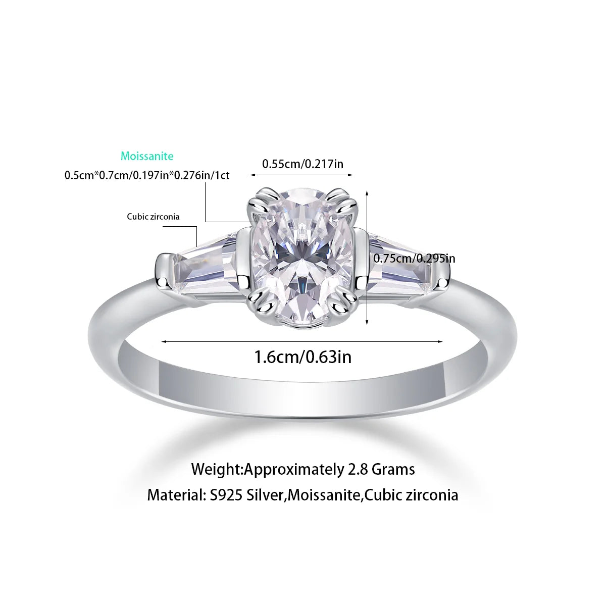 sterling silver jewelry - 925 Silver Ring SLM0132R-silver-6 product view 05