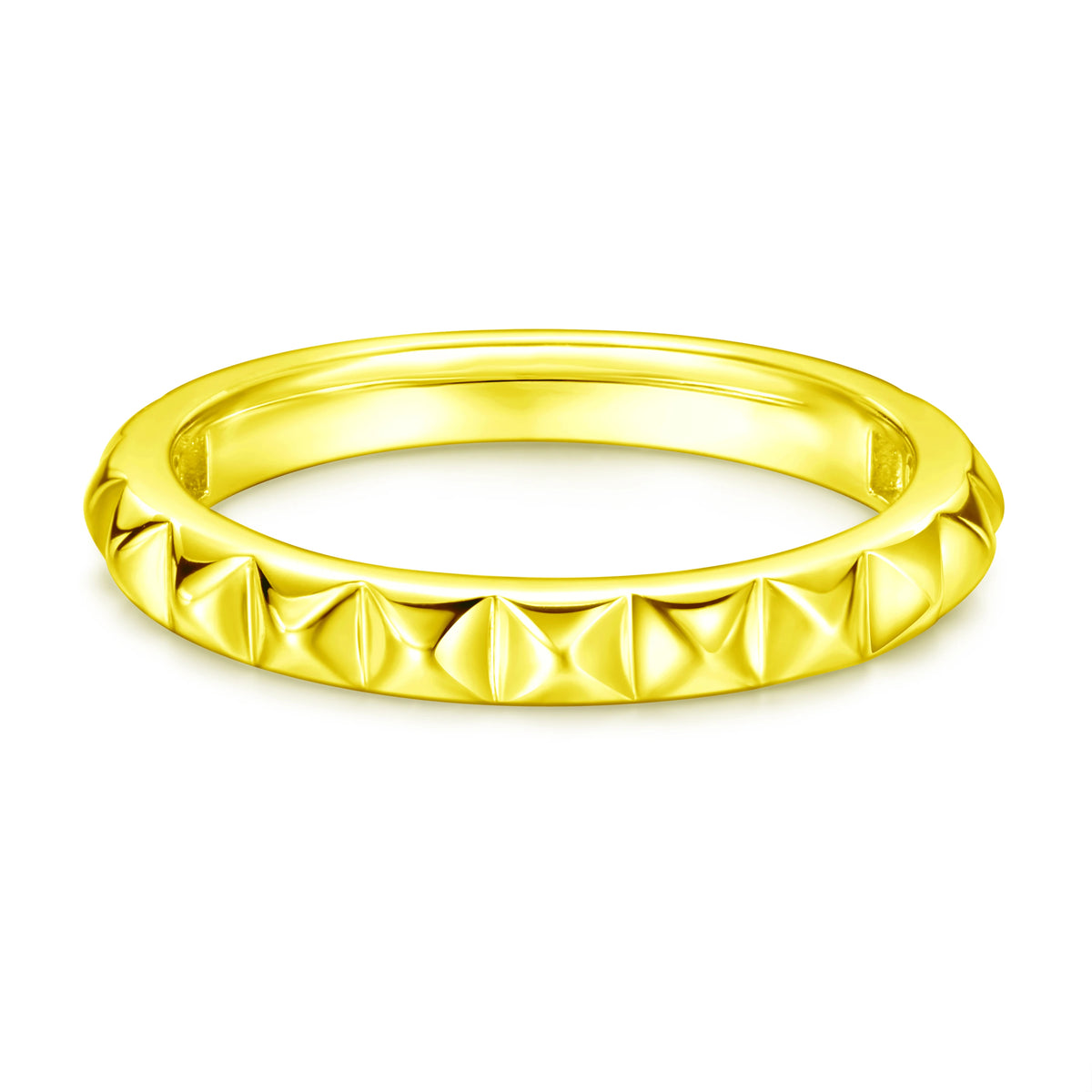 sterling silver jewelry - 925 Yellow Gold Rings SLZ0044R-silver ring-6 product view 06