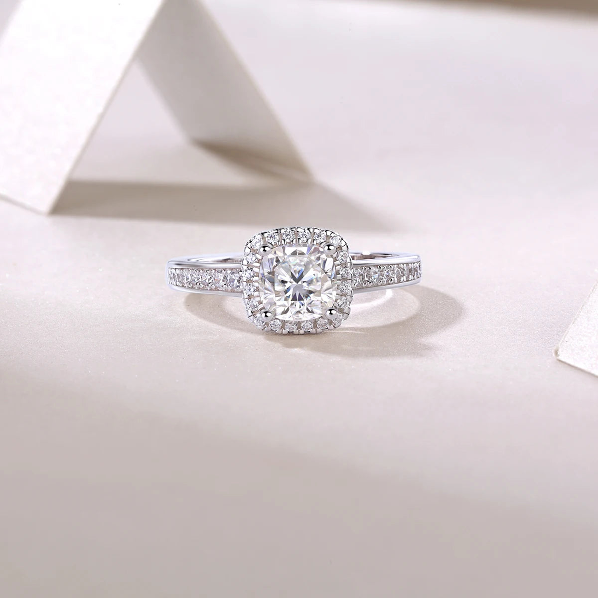 sterling silver jewelry - 30 Silver Ring SLM0154R-White-6 product view 05