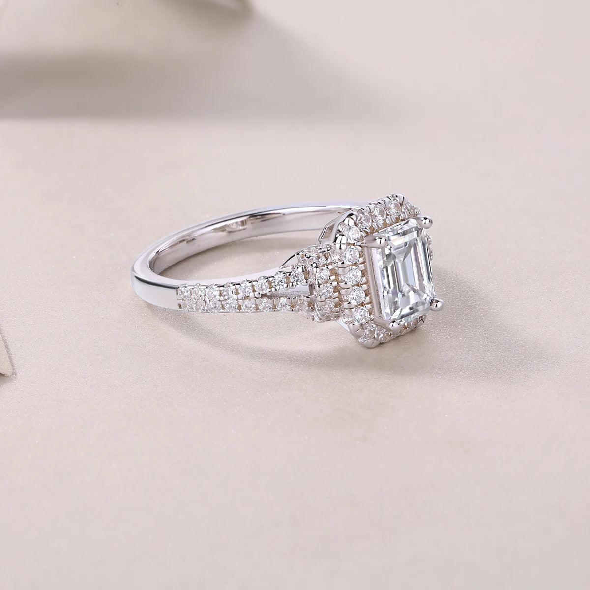 sterling silver jewelry - 34 Silver Ring SLM0150R-White-6 product view 05