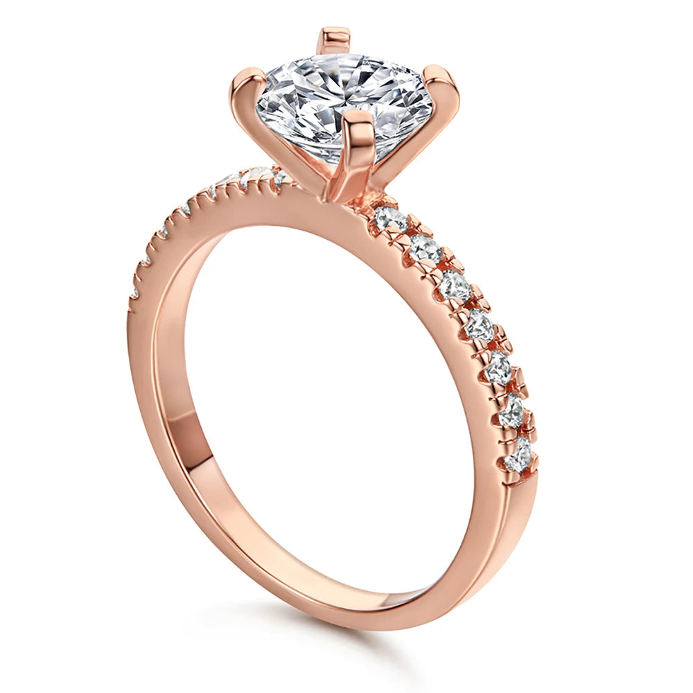 sterling silver jewelry - 925 Silver Gold Ring SLZ0047R-TL-011 rhodium plated-6 detail view
