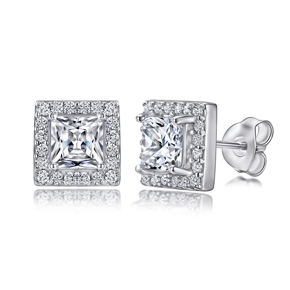 sterling silver jewelry - 925 Silver Earring SLM0008E-catalogue front view
