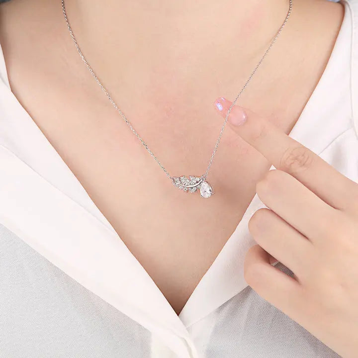 sterling silver jewelry - 925 Silver Necklaces SLZ0021N-luxury pendant product view 05