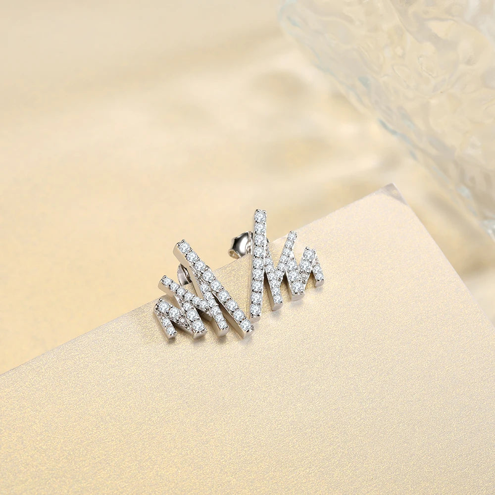 sterling silver jewelry - 925 Silver Earrings SLM0033E-catalogue detail view