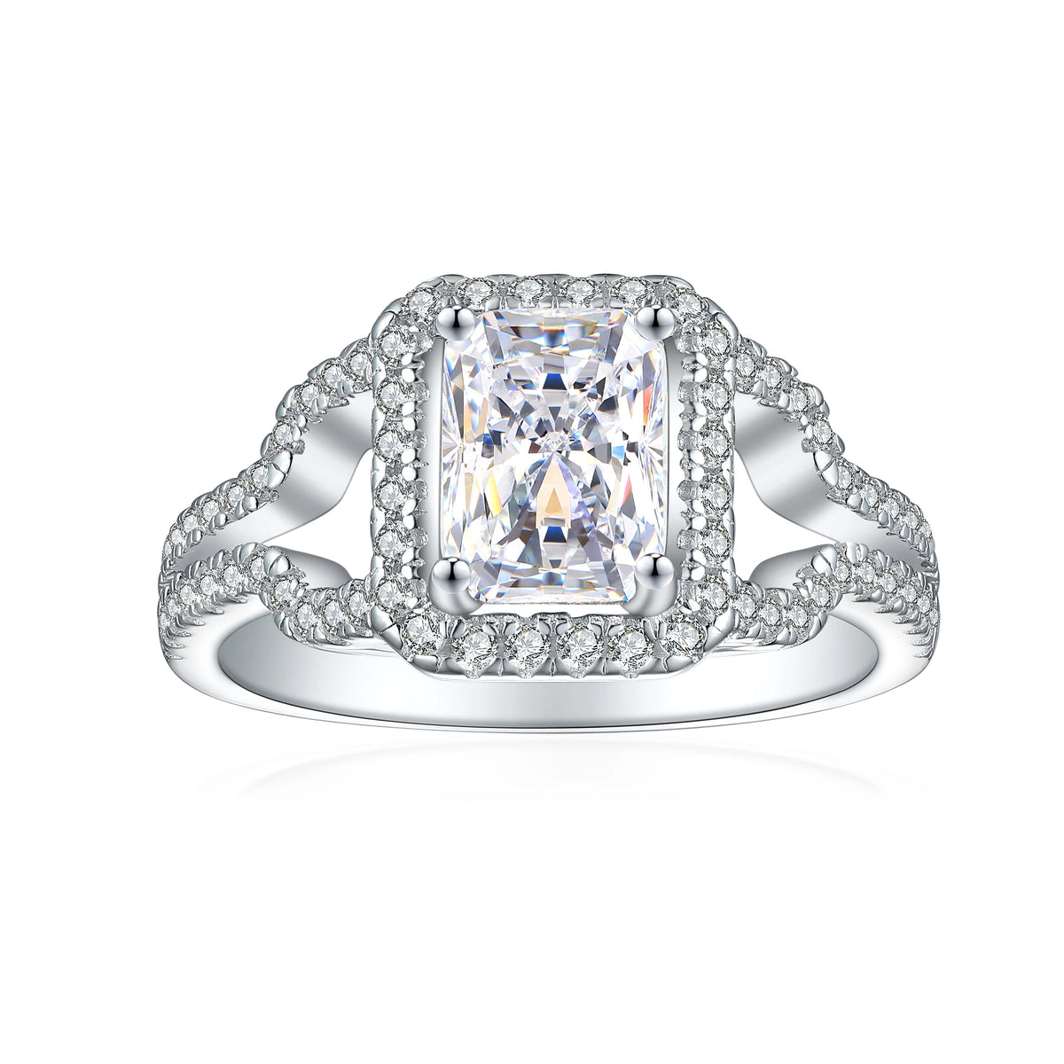 sterling silver jewelry - Silver Rings SLZ0032R-TLR23040-purple-6 front view